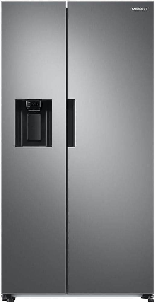 Samsung Series 7 American Style Fridge Freezer, Features SpaceMax™ and Twin Cooling Plus™ Technology, Ice Dispenser, Silver, Model: RS67A8811S9 [Energy Class E]