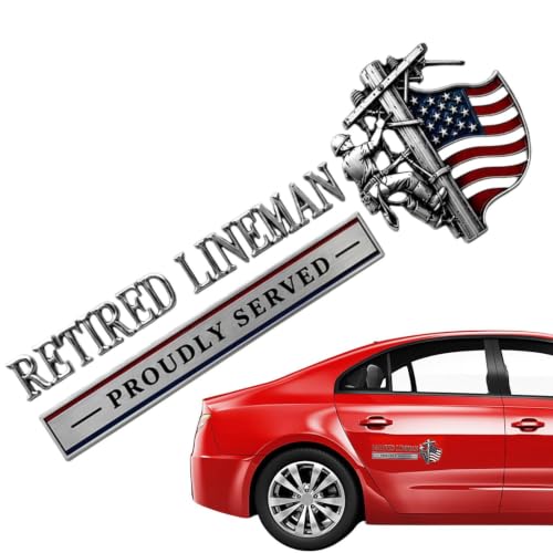 Emblema del coche de bandera en metal resistente para la rejilla de camiones y SUV