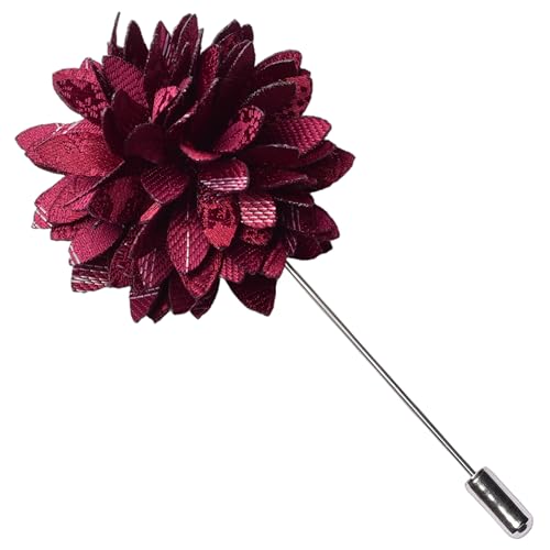 Image of GUSLESON 3.15 inch（8cm） Mens Floral Tie and Lapel Pin Necktie Hankerchief Cufflinks Set for Men