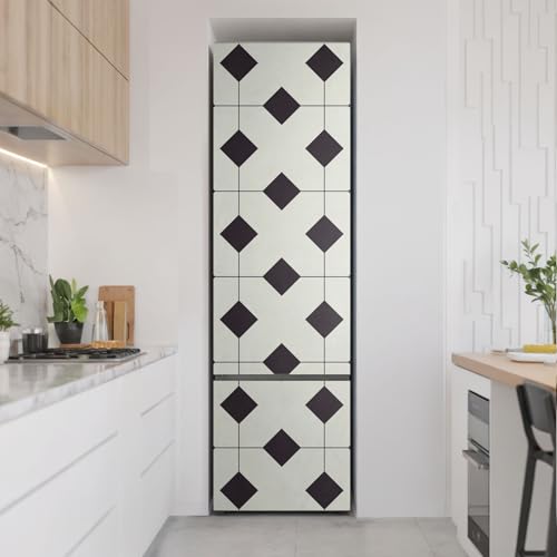 Autocollant pour réfrigérateur 60x205 cm sticker cuisine géométrique - 3