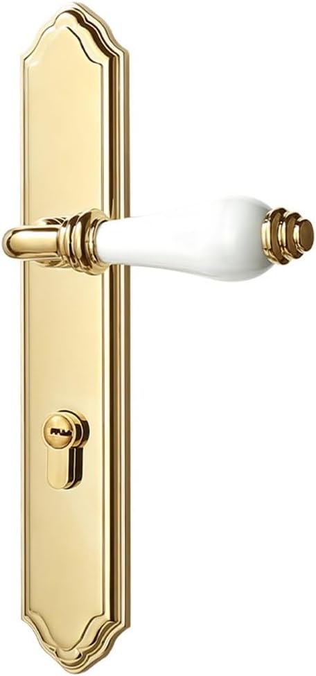 Door Lock French European Mute Magnetic Suction Bedroom Ceramic Locks