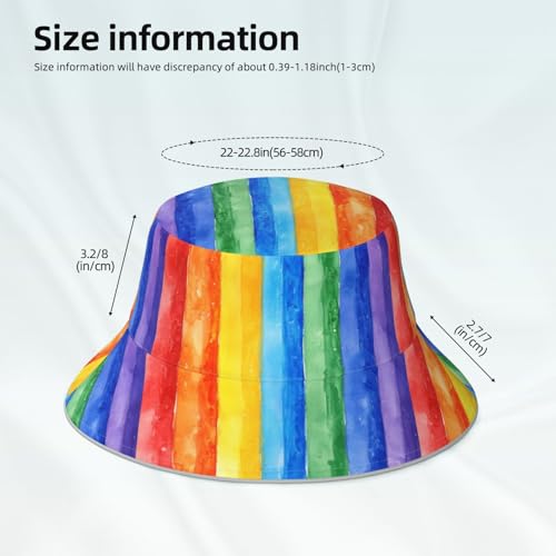 Image of Bucket Hat Double-Side-Wear Reversible Sun Hat Beach Travel Hiking for Women Men