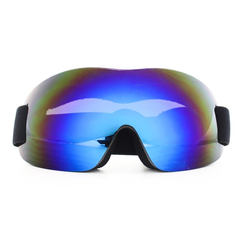 Lunettes de protection pliables et réglables pour motocross, lunettes de ski antireflet, lunettes de snowboard, motocross, cross country (couleur : C)