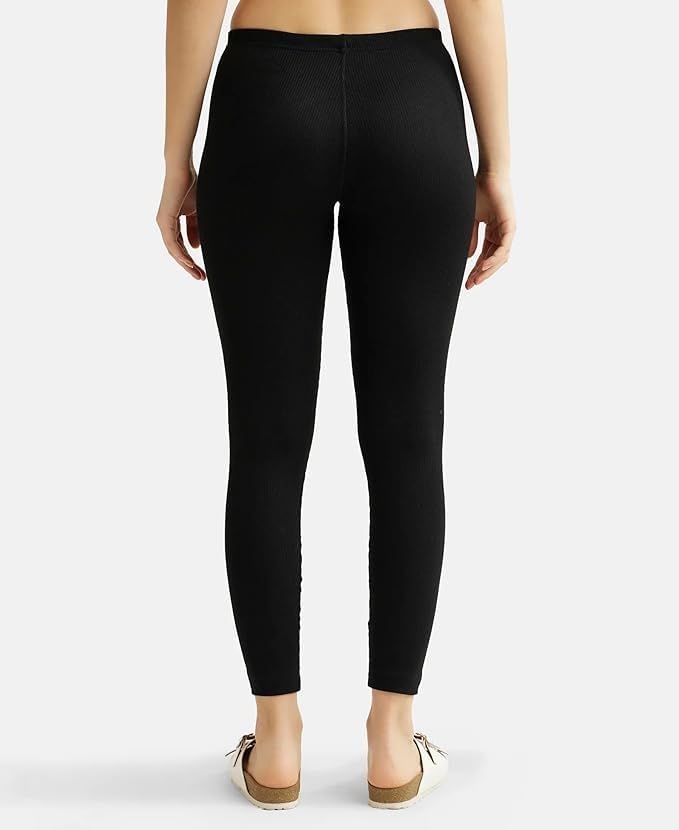 Image of Jockey 2544 Women Super Warm Super Combed Cotton Rich Brushed Fabric Thermal Leggings with StayWarm Technology