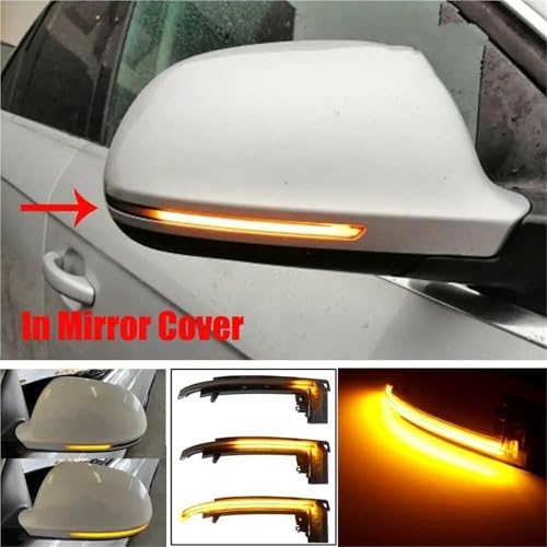 Intermitentes laterales LED Audi A3 A4 B8 A5 soluciona luz retrovisor fundida 2