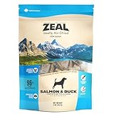 ZEAL Canada Air-Dried Salmon & Duck Recipe for Dogs - Superfood Omega-3 Rich, Dual-Protein, Grain Free, No Fillers, Complete Nutrition (Salmon & Duck, 5 oz)