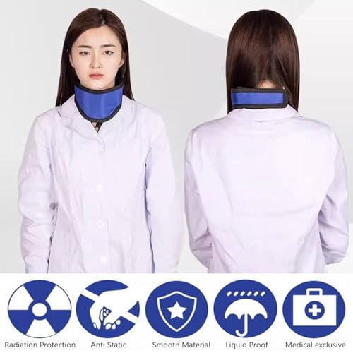 0,35/0,5 mmpb Protetor de colar de tireoide, avental de chumbo, coleira de proteção de tireoide de r