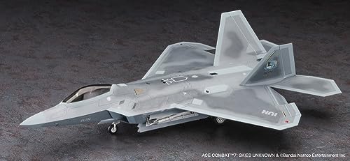 Hasegawa 1/48 F-22 Raptor Mobius 1 [IUN] Ace Combat Skies Unknown Scale Model Kit - Image 4