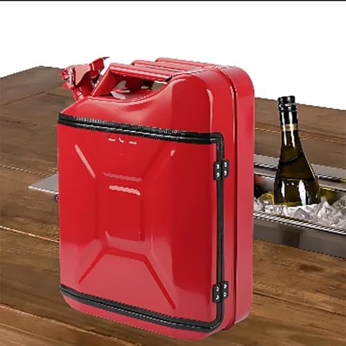 Personalized Portable Whiskey Bar, 20L Mini Drinks Cabinet, Large Capacity Small Bar, for Friends & Family, Indoor Party Decoration (45x35x17cm)