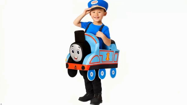 Disfraz infantil de Thomas el Tren miniatura 2