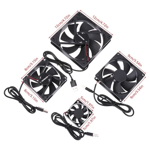 Ventilateur de table pour PC et meuble TV ventilé sans balais - 3