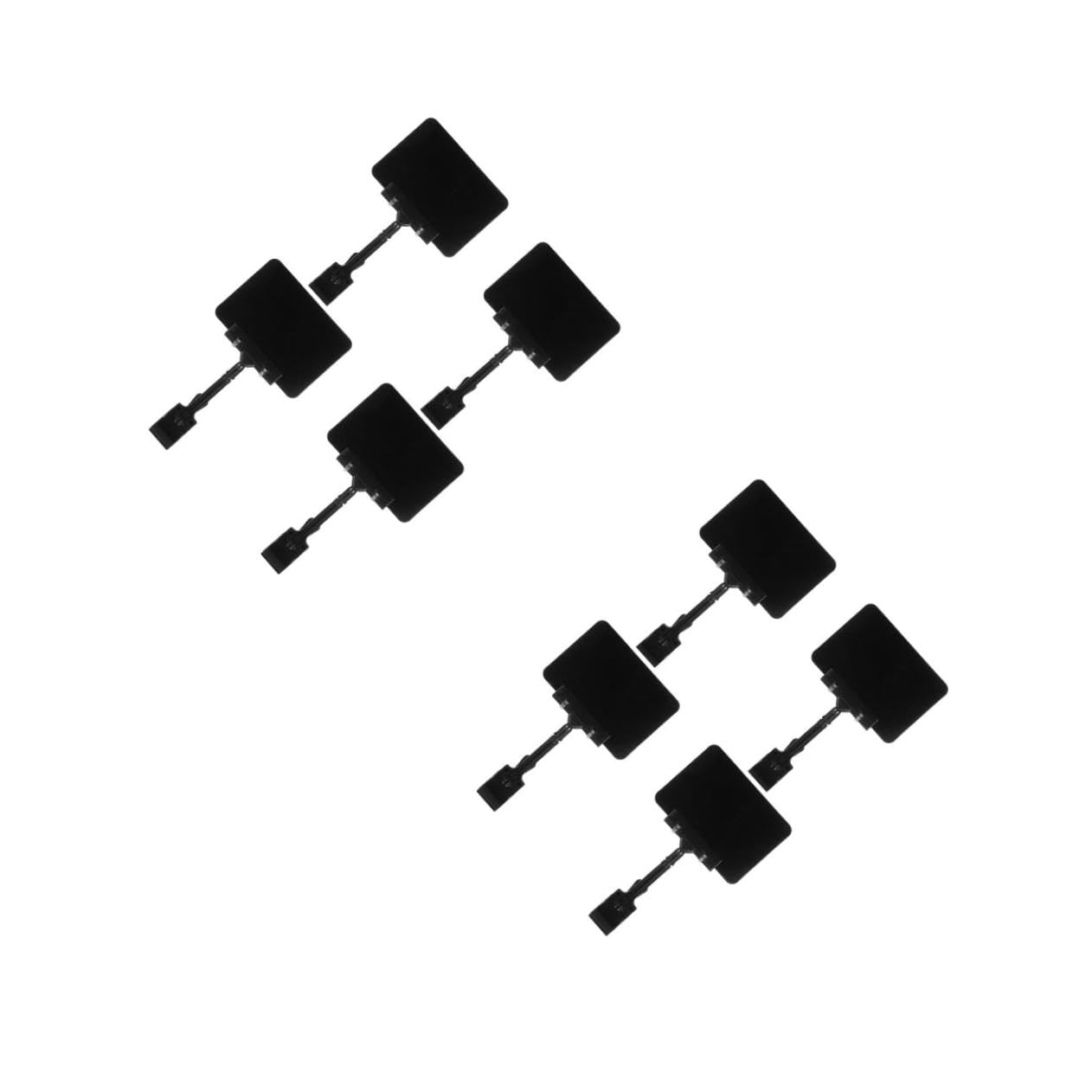 HOMSFOU 2 Set Per Etichette Display Per E Per Supermercati E Negozi Resistente E Per Esposizione 4 Pezzi * 2