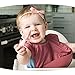 Tiny Twinkle Silicone Training Utensils - Baby Spoons and Baby Forks For Self-Feeding Training - Silicone Baby Led Weaning Utensils For Toddlers And Babies 6-24 Months - Baby Feeding Supplies (Rose)