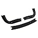 Front Bumper Spoiler Lip Compatible for BMW 5 Series M5 E39 520 528 530 540 HV Style 1997-2004 Splitter Blade Shovel Skirt Board Body Kit (Gloss Black)