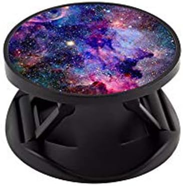 Phone Finger Expanding Stand Holder Kickstand Hand Grip Widely Compatible with Almost All Phones Cases (Galaxy Pattern)