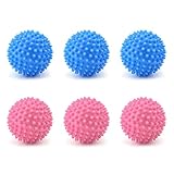 [Suave y esponjoso]: No es necesario utilizar ningún producto químico. Estas bolas de lavado pueden suavizar la ropa y garantizar que todas las fibras estén suaves y esponjosas. Ahorre tiempo y energía al secar la ropa.