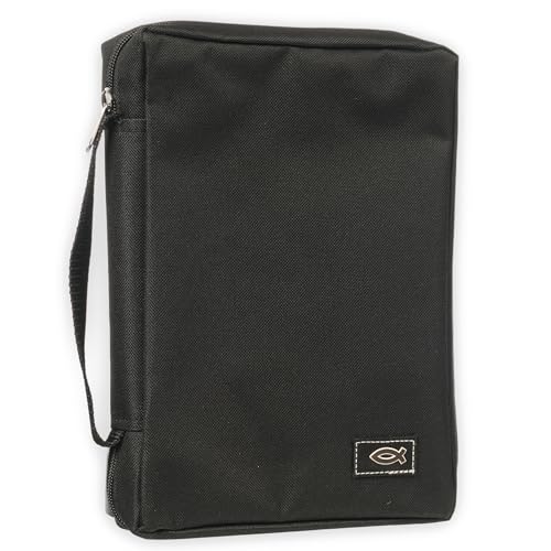 Image of Black Polyester W /Fish Emblem