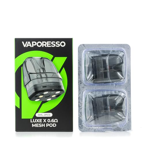 Va.poresso - Luxe X Reemplazo MESH Pod Cartuccia 5ml Relleno inferior 0.4ohm 0.6ohm 0.8ohm bobina...