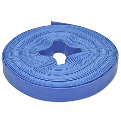 vidaXL Tuyau Plat 1 Pouce PVC Tuyau d'Incendie Distribution de l'eau Jardin
