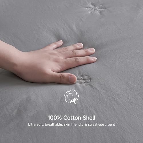 Protector de colchón ajustable para camas profundas en dormitorios modernos 4