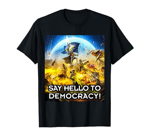 ¡Saluda a la DEMOCRACIA! para Gamers Camiseta