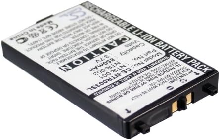 Battery Compatible with Nintendo DS NDS, Game Boy Advanced SP, GBA-SP, NDS, SAM-SPRBP(A), Part Number: BAT-GBASP-1LI, BT-M12, NTR-001, NTR-003, 850mAh