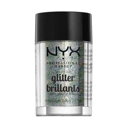 NYX PROFESSIONAL MAKEUP Face & Body Glitter, Crystal - image 2