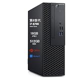 デル デスクトップpc OptiPlex 3060SFF、第8世代Core i7-8700 デスクトップパソコン メモリ16GB SSD512GB、DVD内藏 (整備済み品) image