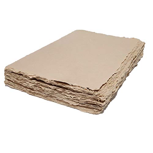 Habiller 144 Page Handmade Personal Organizer with Deckle Edge Paper 144 Pages Vintage Brown - Perfect for Writing, Sketching Painting Fountain Calligraphy Art      Organizer