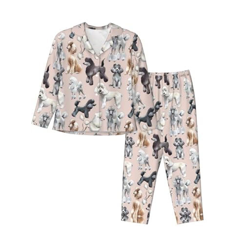 Pyjama à manches longues femme BROLEO une caresse de douceur pour des nuits sereines M
