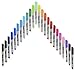 Sharpie Electro Pop Permanent Markers | Ultra Fine Point Markers, Assorted Colors, 24 Count