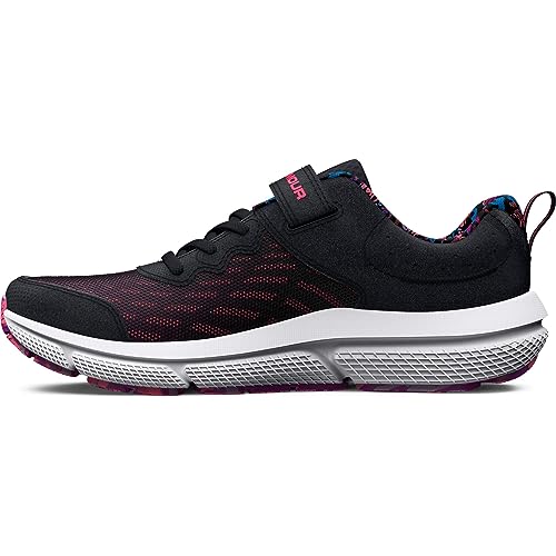 Under Armour Girl's Assert 10 AC (Little Kid) Black/Mystic Magenta/Pink Shock 2 Little Kid M4