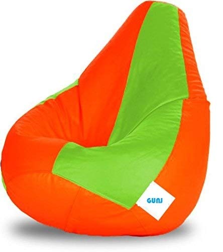 GUNJ Bean Bag Filled with Beans Large Size - (Orange_Green) (B08PG4FJRC) Amazon Price History, Amazon Price Tracker