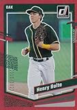 Baseball Trading Card 2023 Donruss Holo Red #140 Henry Bolte NM Near Mint 2010/2023
