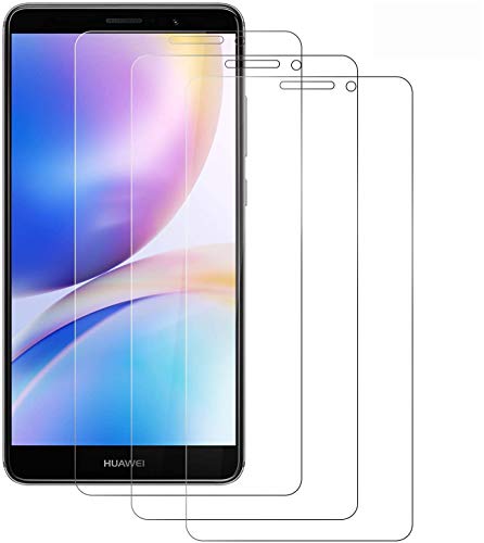 WISMURHI Protector de Pantalla para Huawei Mate 9, [3 Pack] Cristal Templado para Huawei Mate 9, Alta Definicion/9H Dureza/Anti Arañazos/Sin Burbujas Vidrio Templado Película para Huawei Mate 9