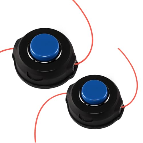 JoyCub 2 Pack KLS124-03 Replacement Trimmer Head for Kobalt 24V KST 2224B-03, KST 1124B-03, KST 2024A-03, KST 4024A-03, KST 4024AB-03 String Trimmer, Pre-Wound 0.080