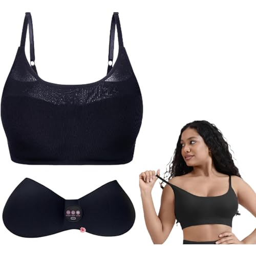 Brassière Massante-Curvélla, Masseur Électrique de Sein de Massage 5 Modes,