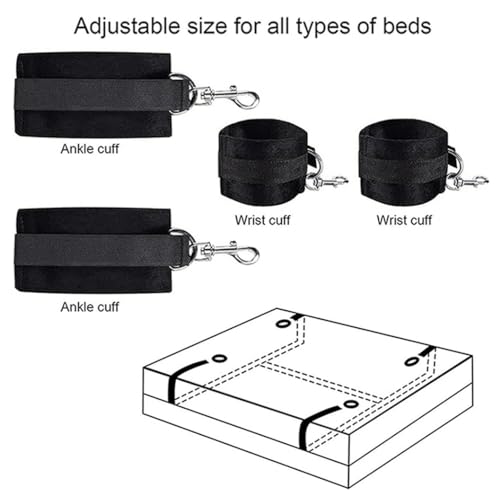 Vzy SEX TIES FOR ANKLES AND WRISTS501 Bdsm Bondage Restraints Kit Toys thumb #2