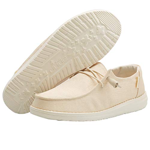 Image of HEYDUDE Women's Wendy Chambray | Women's Shoes | Women's Lace Up Loafers | Comfortable & Light-Weight