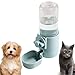 Automatischer Wasser und Futterspender für Haustiere, Sprbraw Haustier Wasserspender Katzen, Hunde 500ML Blau