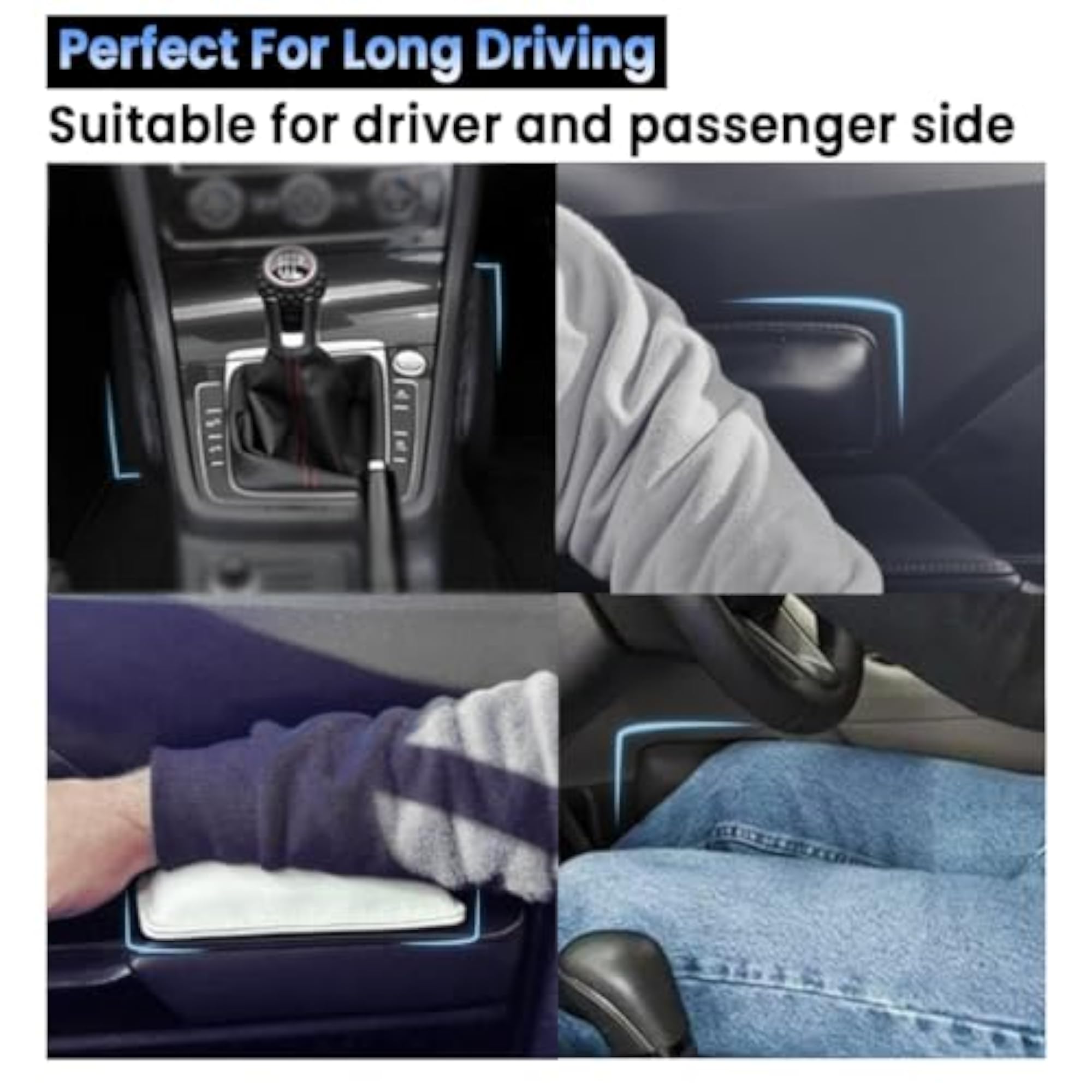 Knee Cushion Soft Pad for Auto Center Console