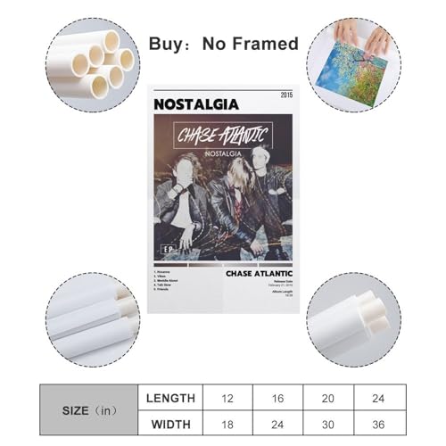 Poster Chase Atlantic NOSTALGIA 1 pour embellir un mur vide - 2