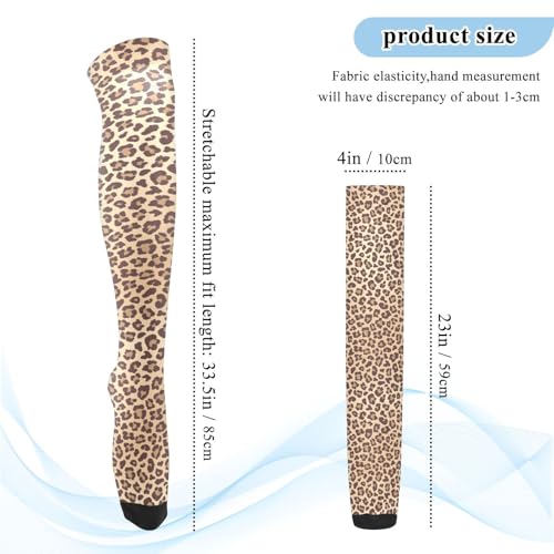Image of Women's Thigh High Socks Long Over Knee Socks Thick Leg Warm Boot Stockings