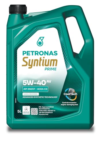Image of PETRONAS Syntium Prime AV 5W-40 Synthetic Engine Oil 5L