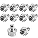 Coax Cap Cover, 75 Ohm Terminator, 10-Pack, RFAdapter, Coax Terminator Caps for Ports on Splitter, AMP, Coaxial Cable, TV Antenna, Wall Plates, Booster