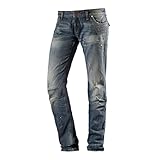 2 Gesäßtaschen mit Patte VSCT Damen Straight Fit Jeans, Damen, Denim usato