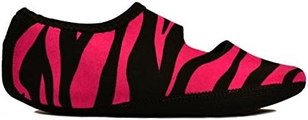 Nufoot Women's Mary Jane Slipper, Pink Zebra, Medium | Image 1