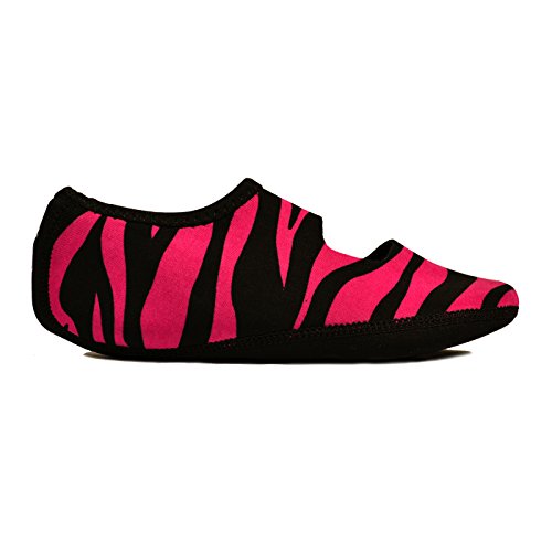 Image of Nufoot Women's Mary Janes Best Foldable & Flexible Flats, Travel & Exercise, Dance, Yoga Socks, Indoor Shoes, Slippers