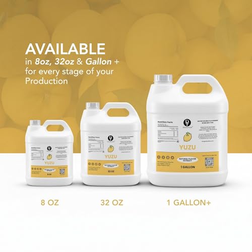 Image of Dolce Flav Natural Yuzu Flavoring Concentrate | Water Soluble | 32 Fl Oz
