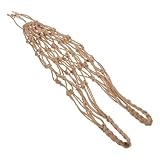 Design accattivante: la rete portabottiglie presenta un design attraente ed elegante, che valorizza l'aspetto estetico delle tue bottiglie di vino, del tuo portabottiglie in macramè e del tuo cestino a rete per bottiglie di vino